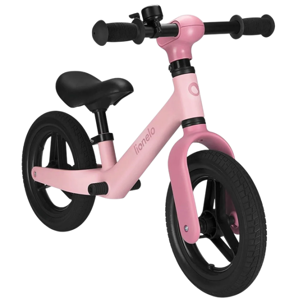 Bicicletă fără pedale Lionelo Toni 10" 12" Pink Rose Oțel / Pentru copii photo 1