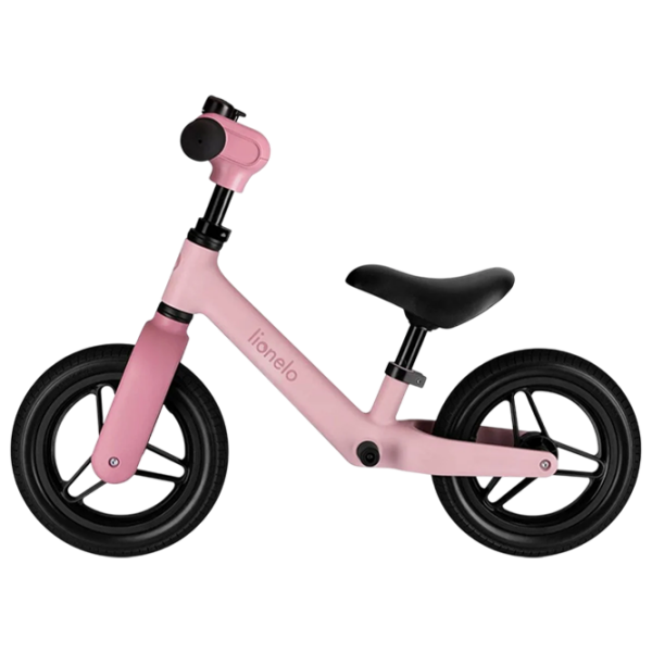 Bicicletă fără pedale Lionelo Toni 10" 12" Pink Rose Oțel / Pentru copii photo 4