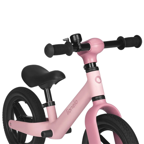 Bicicletă fără pedale Lionelo Toni 10" 12" Pink Rose Oțel / Pentru copii photo 5