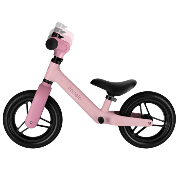 Bicicletă fără pedale Lionelo Toni 10" 12" Pink Rose Oțel / Pentru copii photo 7