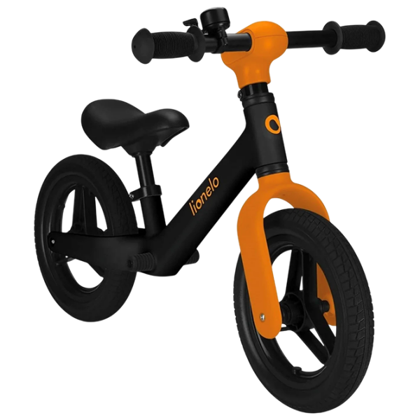 Bicicletă fără pedale Lionelo Toni 10" 12" Black Orange Oțel / Pentru copii photo 1