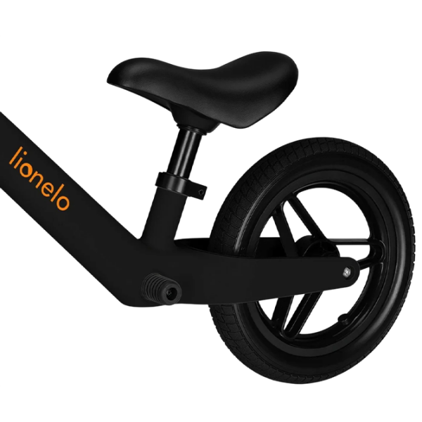 Bicicletă fără pedale Lionelo Toni 10" 12" Black Orange Oțel / Pentru copii photo 6