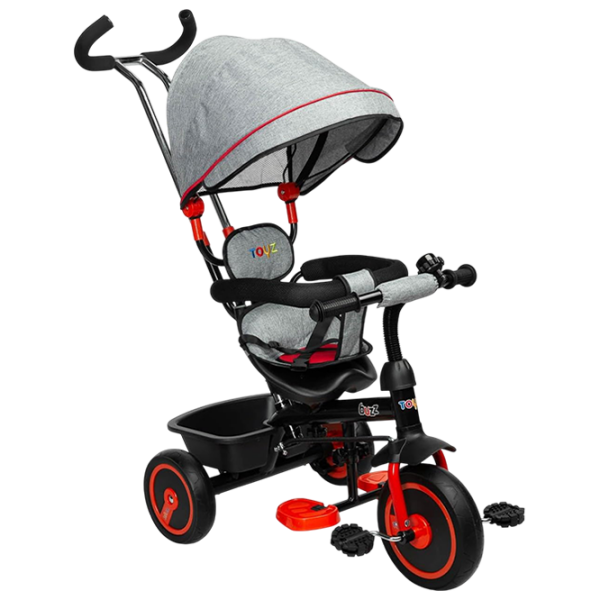 Triciclu Caretero Buzz Red  Metal / Pentru copii photo 3