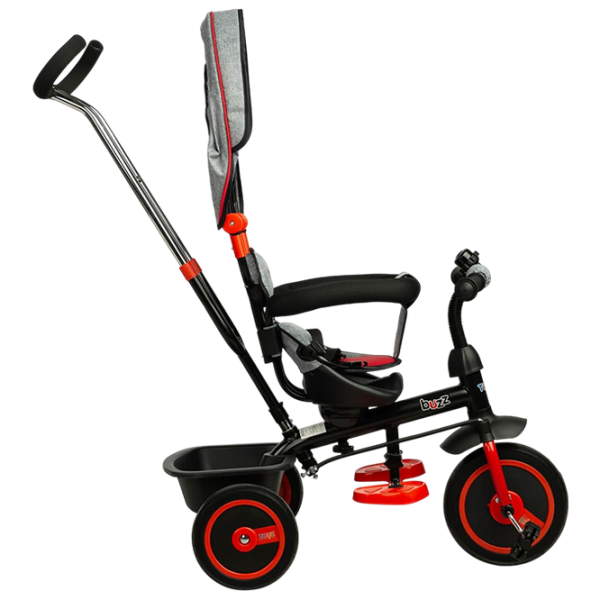Triciclu Caretero Buzz Red  Metal / Pentru copii photo 6