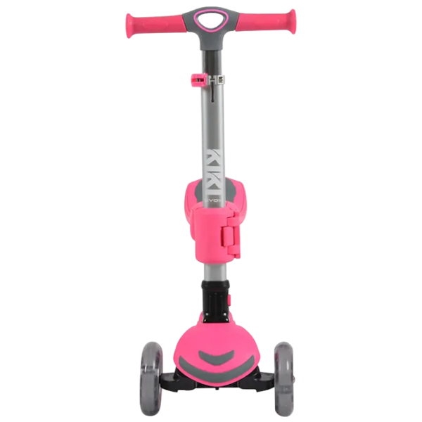 Детский трёхколёсный самокат Moni Kiki (MT.223419) Розовый 3 года, 50 кг, Полиуретановые photo 5