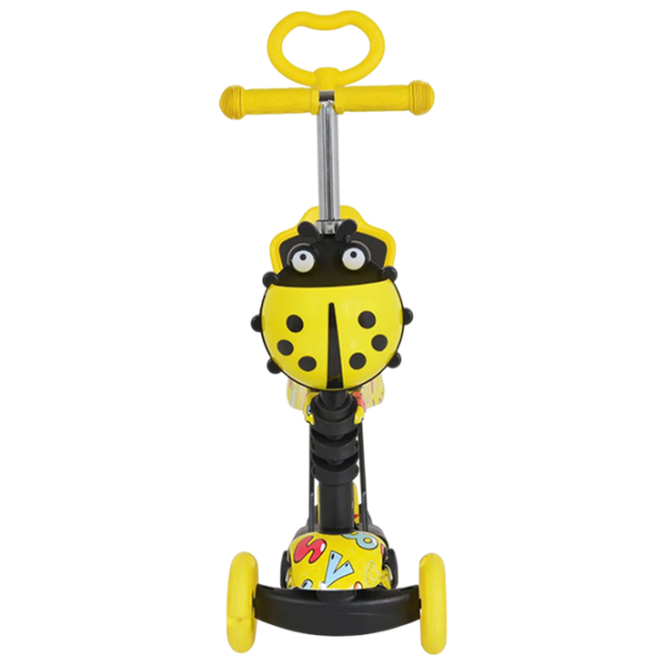 Trotinetă pentru copii cu trei roți Moni Lollipop (MT.124635) Yellow 2 ani, 40 kg, Din PU photo 5