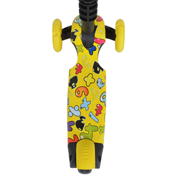 Trotinetă pentru copii cu trei roți Moni Lollipop (MT.124635) Yellow 2 ani, 40 kg, Din PU photo 7