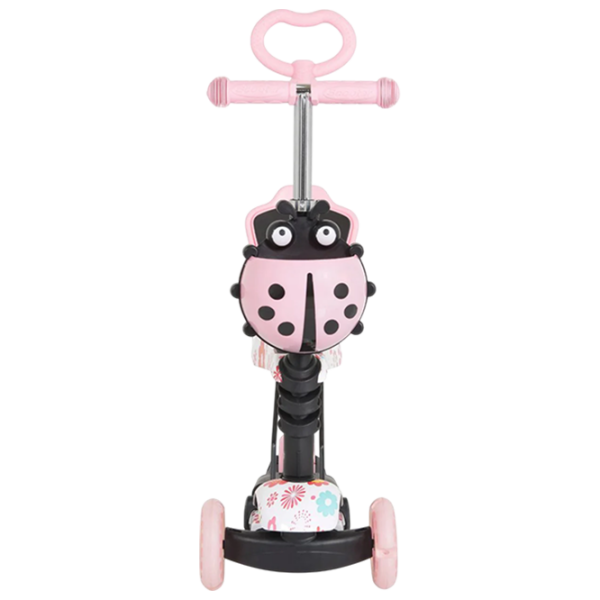 Trotinetă pentru copii cu trei roți Moni Lollipop (MT.124636) Pink 2 ani, 40 kg, Din PU photo 2