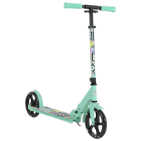 Trotinetă pentru copii cu două roți Moni Monster (MT.124638) Green 6 ani, 100 kg, Din PU