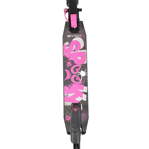 Детский двухколёсный самокат Moni Spooky (MT.124645) Розовый 8 лет, 100 кг, Полиуретановые photo 4