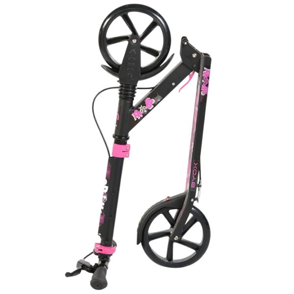 Детский двухколёсный самокат Moni Spooky (MT.124645) Розовый 8 лет, 100 кг, Полиуретановые photo 6