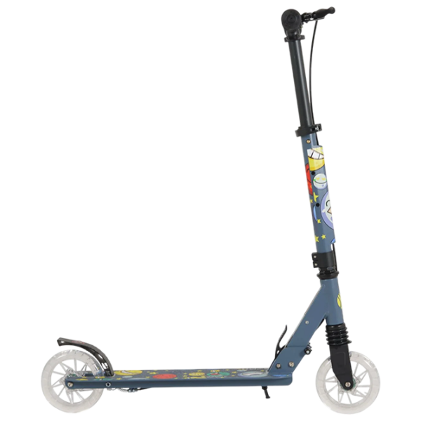 Trotinetă pentru copii cu două roți Moni Snazzy (MT.225320) Gray 8 ani, 100 kg, Din PU photo 3
