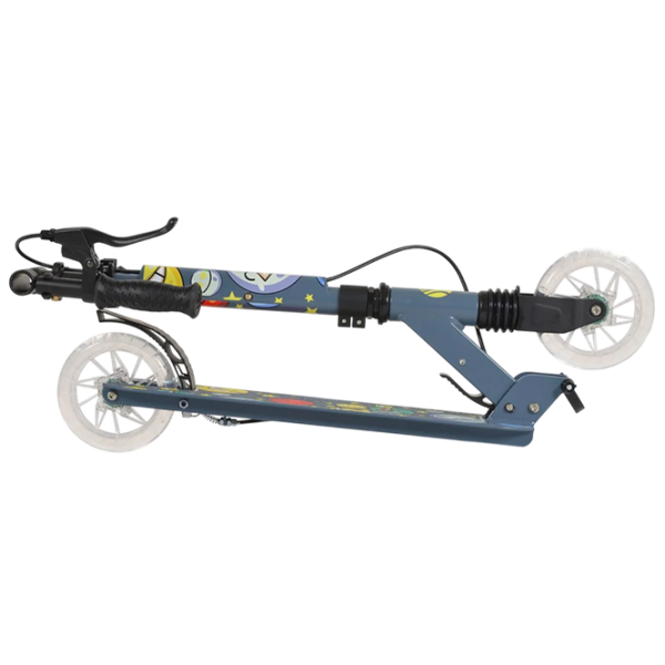 Trotinetă pentru copii cu două roți Moni Snazzy (MT.225320) Gray 8 ani, 100 kg, Din PU photo 4