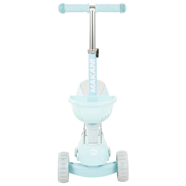 Trotinetă pentru copii cu trei roți Kikka Boo Bon Bon 3 in 1 (KB.224406) Blue 3 ani, 50 kg, Din plastic cu silicon photo 2