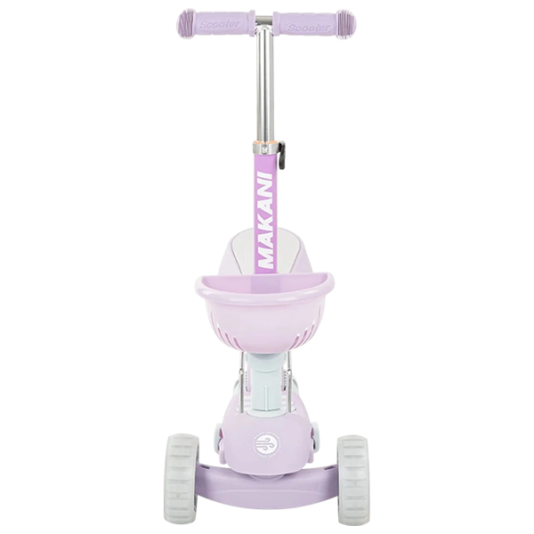 Детский трёхколёсный самокат Kikka Boo Bon Bon 3 in 1 (KB.224407) Сиреневый 3 года, 50 кг, Пластиковые с силиконом photo 2