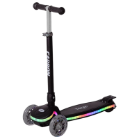 Trotinetă pentru copii cu trei roți Caretero Carbon (TOYZ-04060) Black 3 ani, 50 kg, Din cauciuc