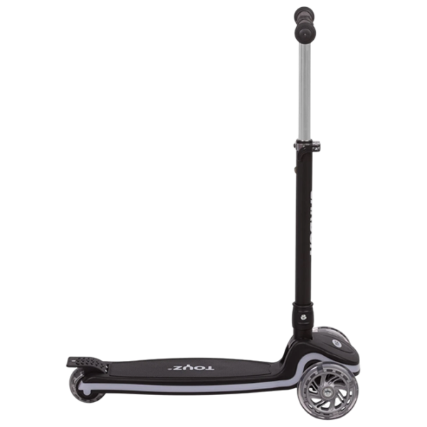 Trotinetă pentru copii cu trei roți Caretero Carbon (TOYZ-04060) Black 3 ani, 50 kg, Din cauciuc photo 4