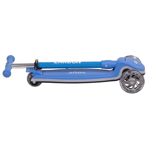 Детский трёхколёсный самокат Caretero Carbon (TOYZ-04061) Синий 3 года, 50 кг, Резиновые photo 6