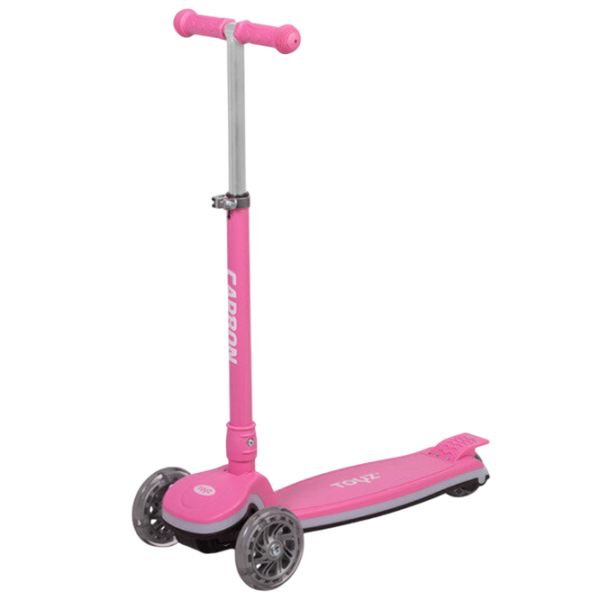 Детский трёхколёсный самокат Caretero Carbon (TOYZ-04062) Розовый 3 года, 50 кг, Резиновые photo 1