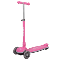 Детский трёхколёсный самокат Caretero Carbon (TOYZ-04062) Розовый 3 года, 50 кг, Резиновые