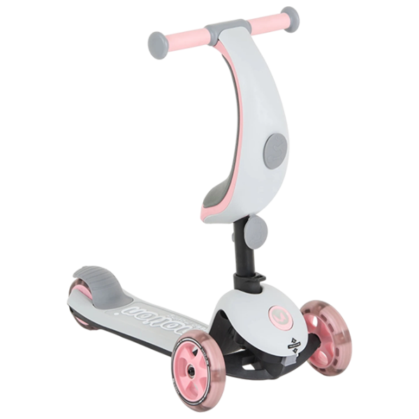 Детский трёхколёсный самокат Moni Motion 4in1 (MT.223425) Розовый 1 год, 50 кг, Полиуретановые photo 7