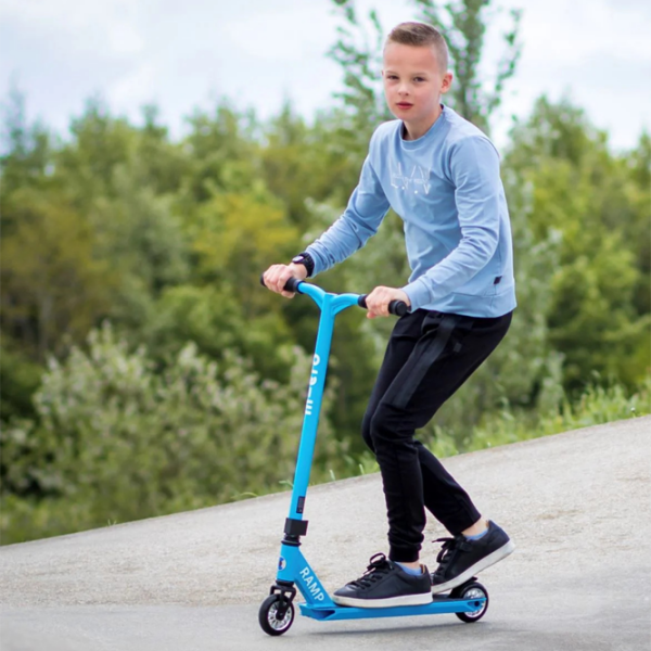 Детский двухколёсный самокат Micro Ramp (SA0192) Синий 8 лет, 100 кг, Полиуретановые photo 7