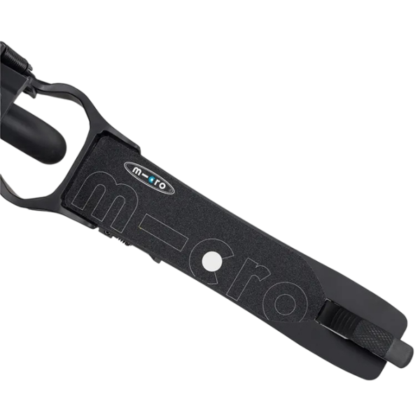 Детский двухколёсный самокат Micro Eazy (SA0155) Черный 6 лет, 100 кг, Полиуретановые photo 3