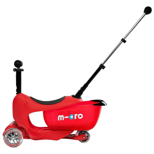 Trotinetă pentru copii cu trei roți Micro Mini2go Deluxe Plus (MMD032) Red 1.5 ani, 35 kg, Din PU photo 4