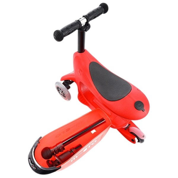 Trotinetă pentru copii cu trei roți Micro Mini2go Deluxe Plus (MMD032) Red 1.5 ani, 35 kg, Din PU photo 7