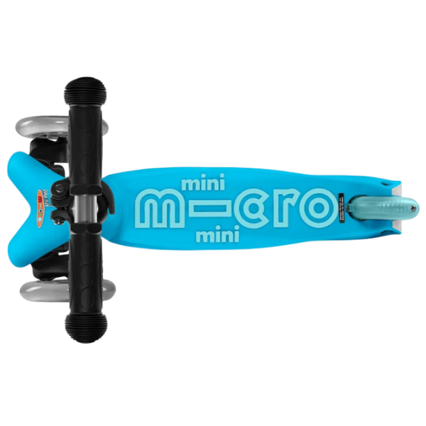 Trotinetă pentru copii cu trei roți Micro Mini2go Deluxe Plus (MMD034) Blue 1.5 ani, 35 kg, Din PU photo 3
