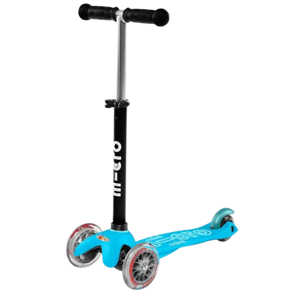 Trotinetă pentru copii cu trei roți Micro Mini2go Deluxe Plus (MMD034) Blue 1.5 ani, 35 kg, Din PU photo 5