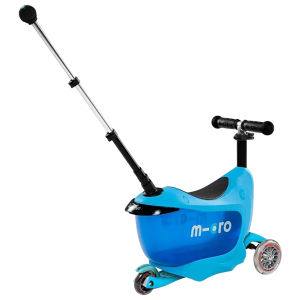 Trotinetă pentru copii cu trei roți Micro Mini2go Deluxe Plus (MMD034) Blue 1.5 ani, 35 kg, Din PU photo 6