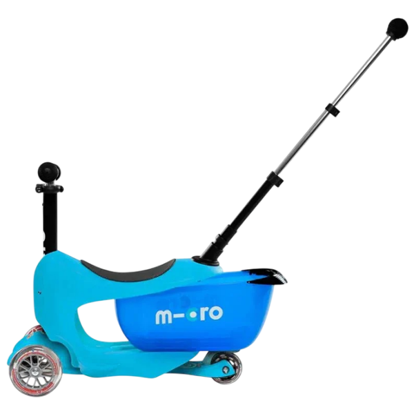 Trotinetă pentru copii cu trei roți Micro Mini2go Deluxe Plus (MMD034) Blue 1.5 ani, 35 kg, Din PU photo 7