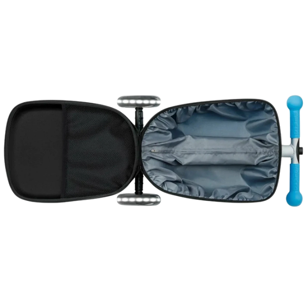Детский трёхколёсный самокат Micro Luggage Junior Patch & Play (ML0036) Синий 2 года, 50 кг, Полиуретановые photo 6