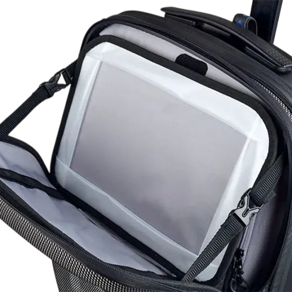 Детский трёхколёсный самокат Micro Luggage 3.0 (ML0019) Черный 4 года, 100 кг, Полиуретановые photo 3
