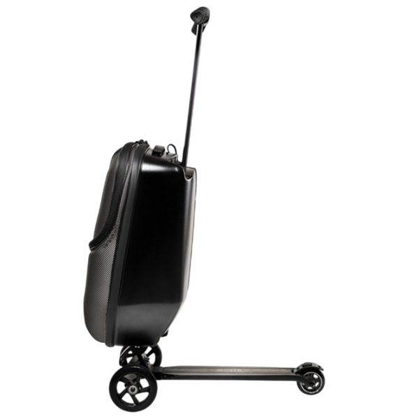 Детский трёхколёсный самокат Micro Luggage 3.0 (ML0019) Черный 4 года, 100 кг, Полиуретановые photo 5