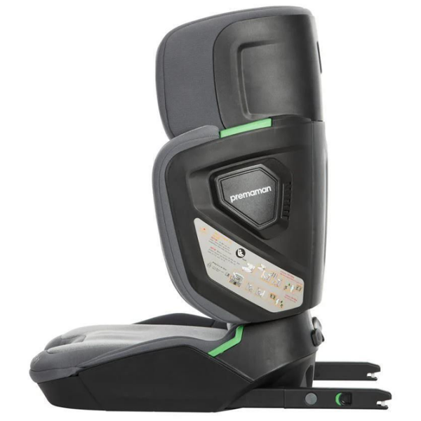 Scaun auto Premaman i-Size Rider PAUFB5-CCC-UNQ Gray 4 ani - 12 ani, 36 kg photo 3