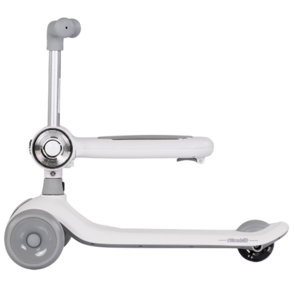 Детский трёхколёсный самокат Chipolino Bloomi (DSBLO0262GY) Серый 3 года, 50 кг, Полиуретановые photo 4