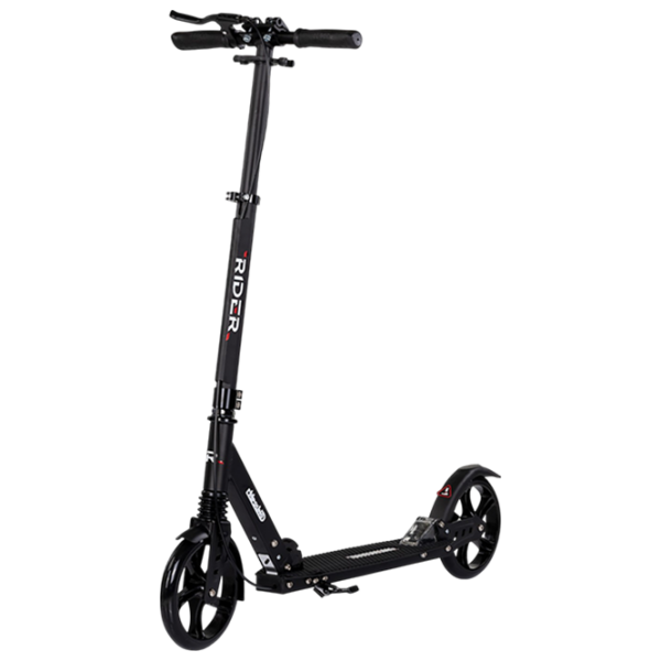 Trotinetă pentru copii cu două roți Chipolino Rider (DSRID0261BK) Black 8 ani, 100 kg, Din PU photo 1