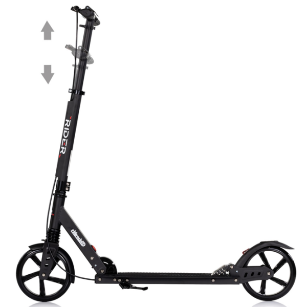 Trotinetă pentru copii cu două roți Chipolino Rider (DSRID0261BK) Black 8 ani, 100 kg, Din PU photo 5