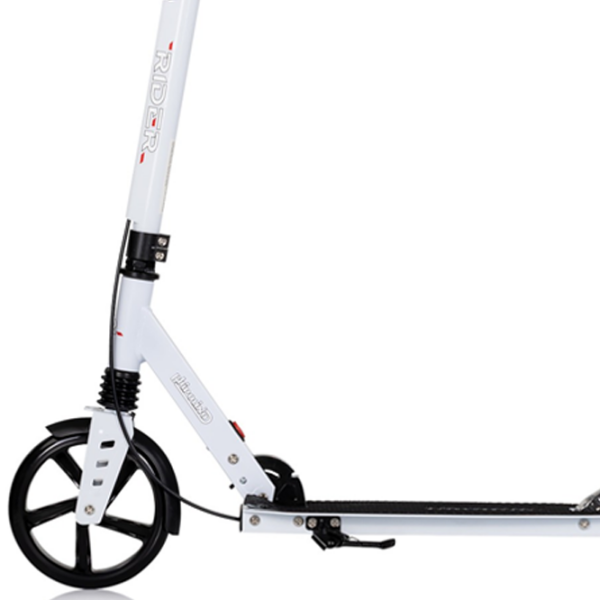 Trotinetă pentru copii cu două roți Chipolino Rider (DSRID0262WH) White 8 ani, 100 kg, Din PU photo 5