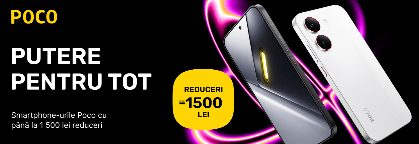 Profită de super reduceri la smartphone-urile Poco!