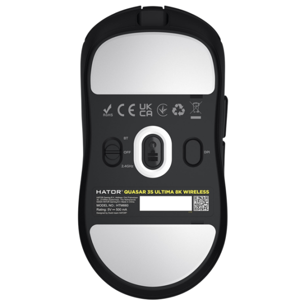 Mouse Hator Quasar 3S ULTIMA 8K Black Fără fir / 30000 dpi photo 6