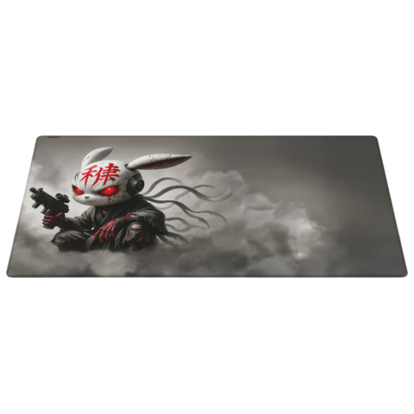 Covoraș pentru mouse Hator Tonn EVO 3XL Angry Bunny Gray 1000 x 550 x 4 mm photo 5
