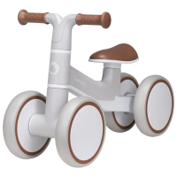 Bicicletă fără pedale Lorelli Villy Beige White Plastic / Pentru copii