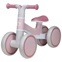 Bicicletă fără pedale Lorelli Villy Pink White Plastic / Pentru copii