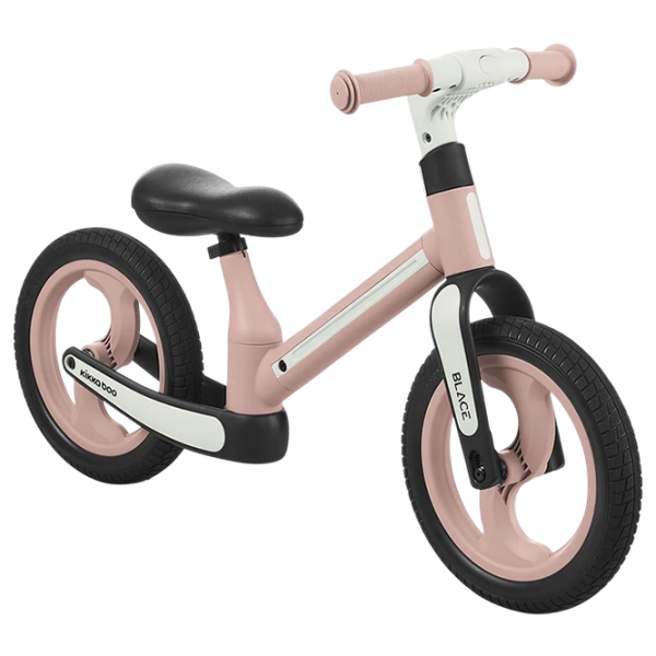 Bicicletă fără pedale KikkaBoo Blace Pink Black Metal / Pentru copii photo 1