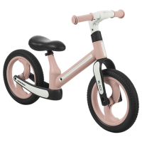 Bicicletă fără pedale KikkaBoo Blace Pink Black Metal / Pentru copii