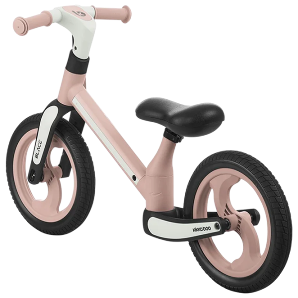 Bicicletă fără pedale KikkaBoo Blace Pink Black Metal / Pentru copii photo 2