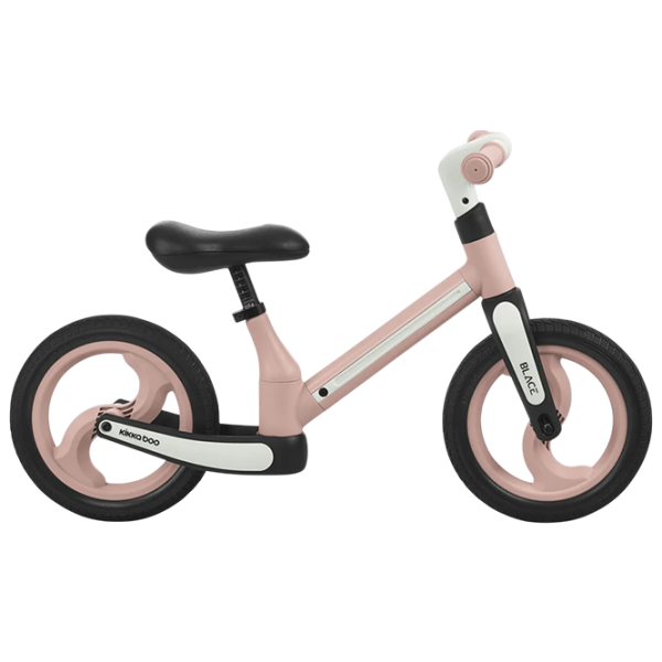 Bicicletă fără pedale KikkaBoo Blace Pink Black Metal / Pentru copii photo 4